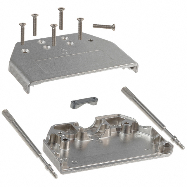 CONN BACKSHELL 37POS 180DEG SHLD