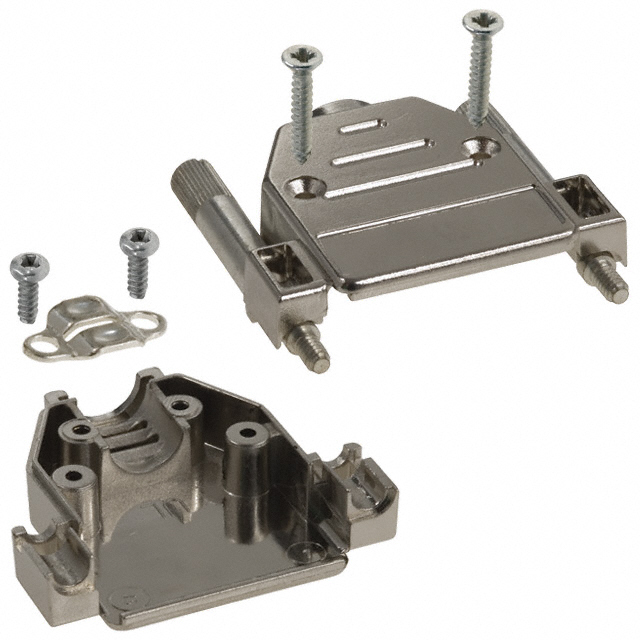CONN BACKSHELL 15POS 180DEG SHLD