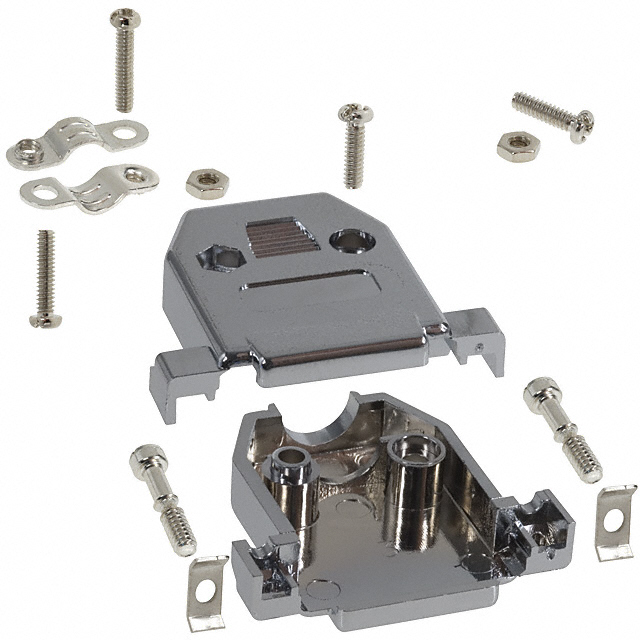 CONN BACKSHELL 15POS 180DEG SHLD