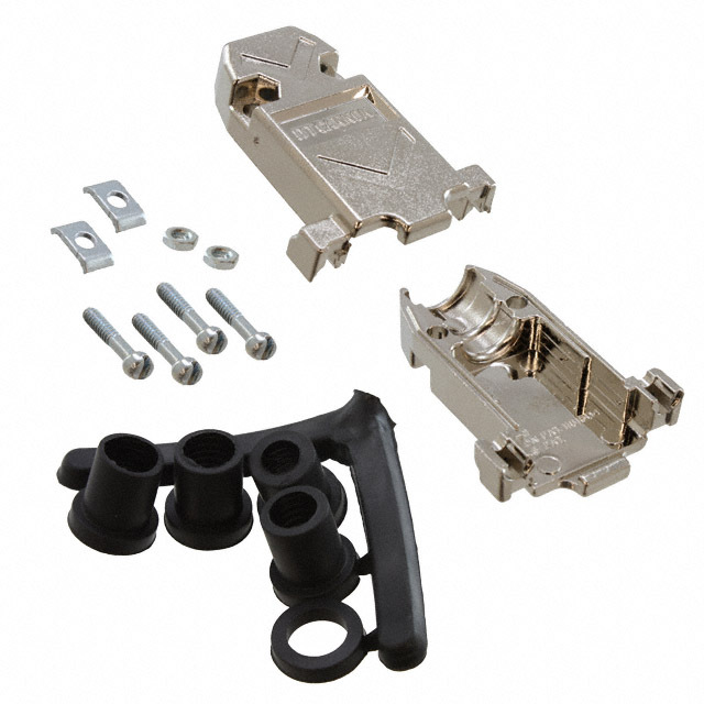 CONN BACKSHELL 9POS 180DEG SHLD