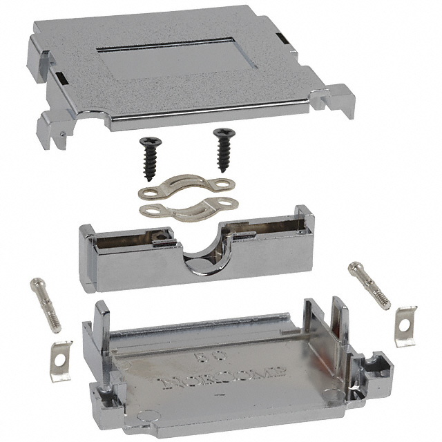 CONN BACKSHELL 37POS 180DEG SHLD