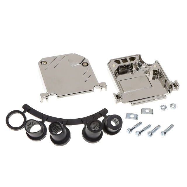 25P METPLAS D-SUB HOOD NI 45 NT