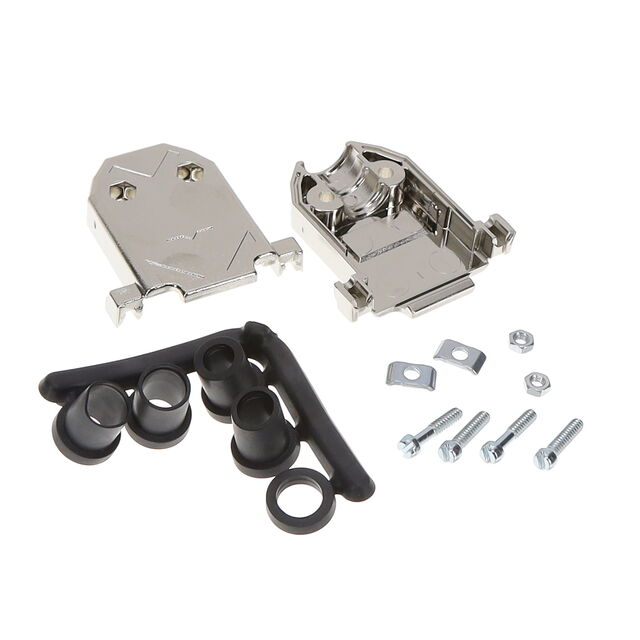 15P METPLAS D-SUB HOOD NI 180