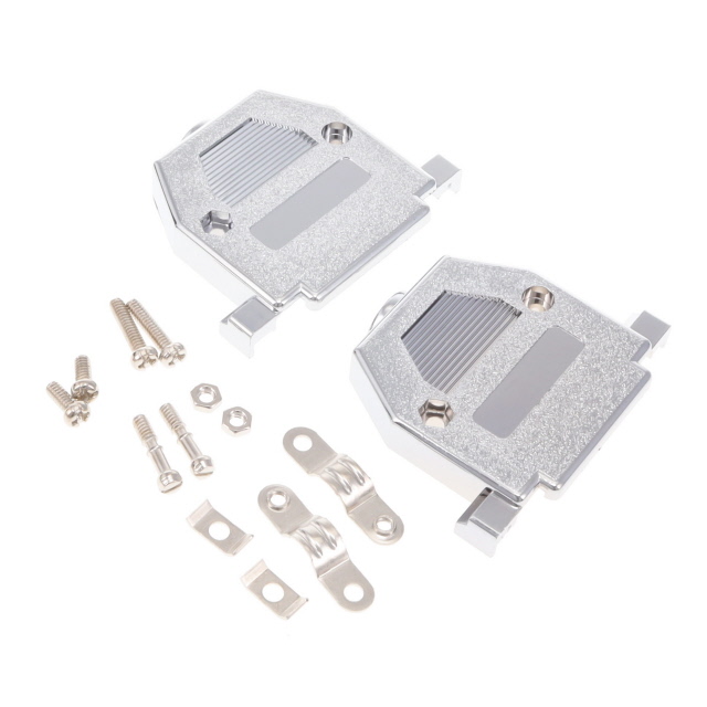 D-SUB HOOD METALIZED 25 WAY SHOR