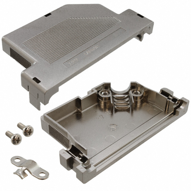 CONN BACKSHELL 37POS 50DEG SHLD