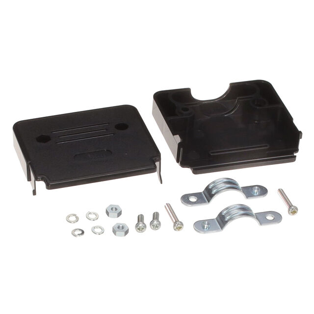 D-SUB, JUNCTION SHELL, PLASTIC,