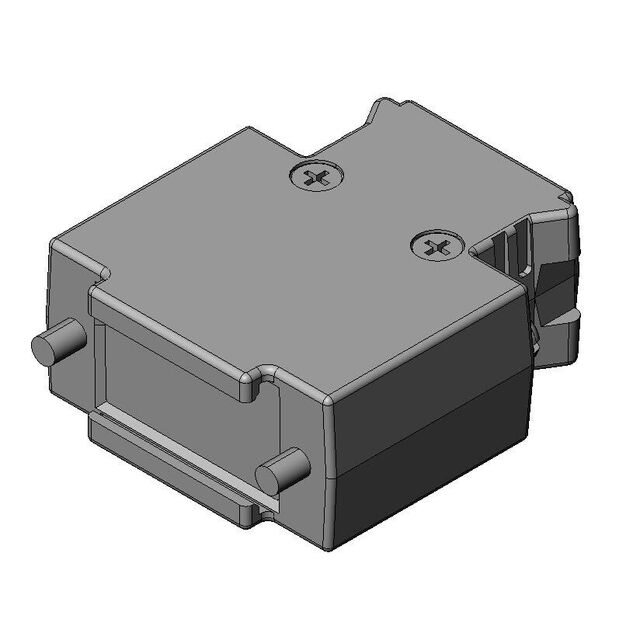 D-SUB, JUNCTION SHELL, PLASTIC,