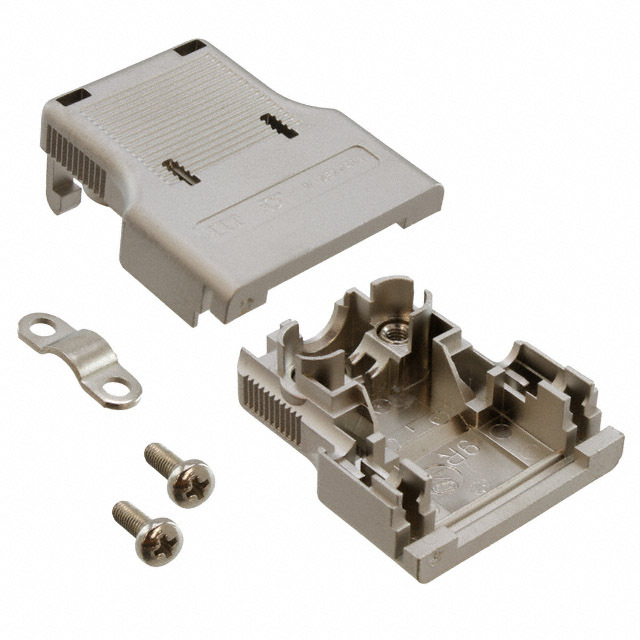 CONN BACKSHELL 9P 180DEG SHD 5PC