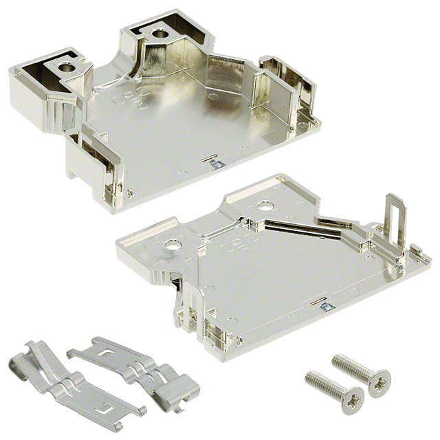 CONN BACKSHELL 50POS 180DEG SHLD
