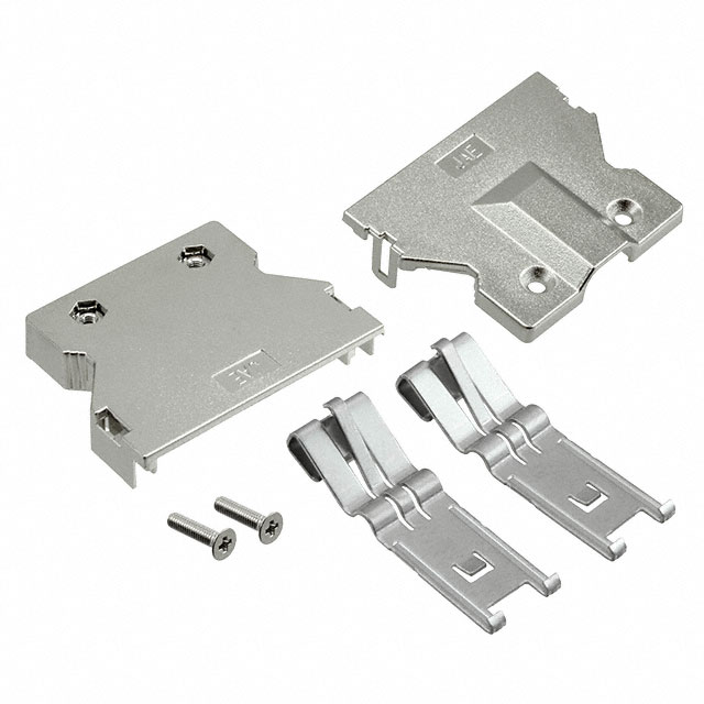 CONN BACKSHELL 50POS 180DEG SHLD