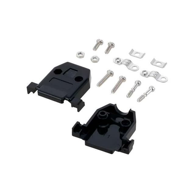 ASSEMBLED D-SUB HOOD KIT, DB15/H
