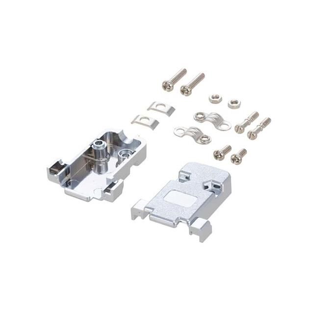 ASSEMBLED D-SUB HOOD KIT, DB9/HD