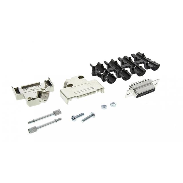 15 WAY D-SUB HOOD METPLAS SIDE E