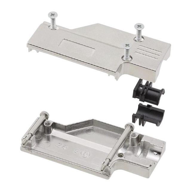 25 WAY D-SUB HOOD DIE CAST SIDE