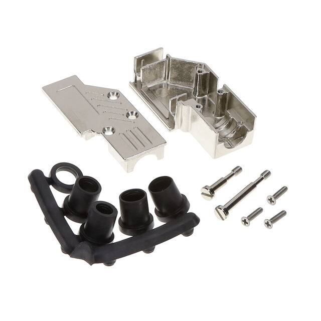 9P DIECAST D-SUB HOOD NI 90 M3 L