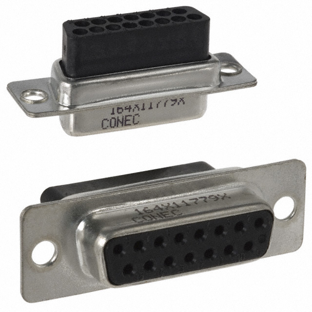 CONN D-SUB HOUSING RCPT 15POS
