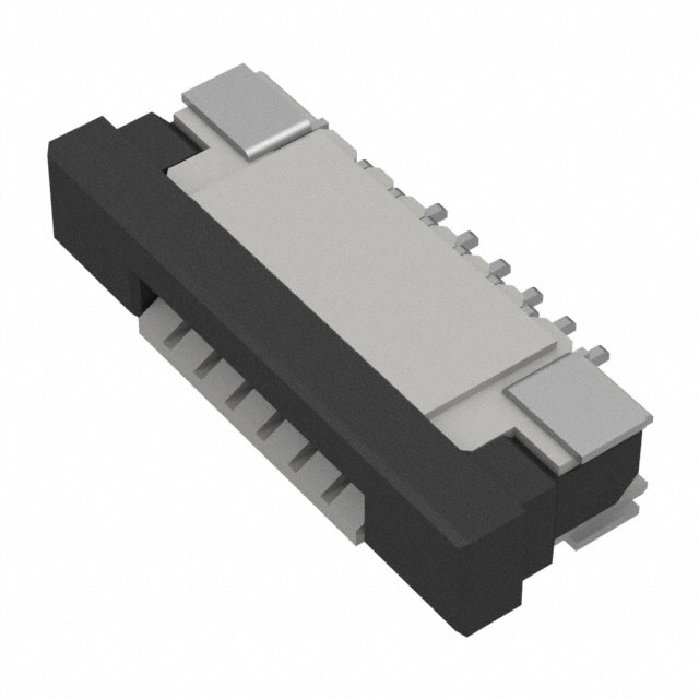 CONN FFC FPC BOTTOM 6POS 1MM R/A