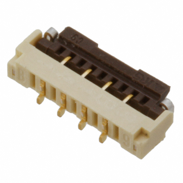 CONN FFC FPC BOTTOM 4POS 1MM R/A