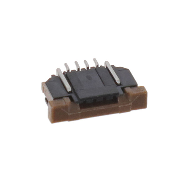 CONN FFC FPC BOTTOM 4POS 1MM R/A