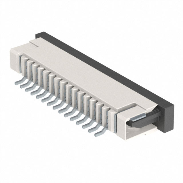 CONN FFC BOTTOM 15POS 1MM R/A
