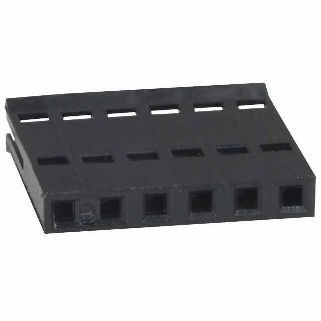CONN FFC RCPT HSG 6POS 2.54MM