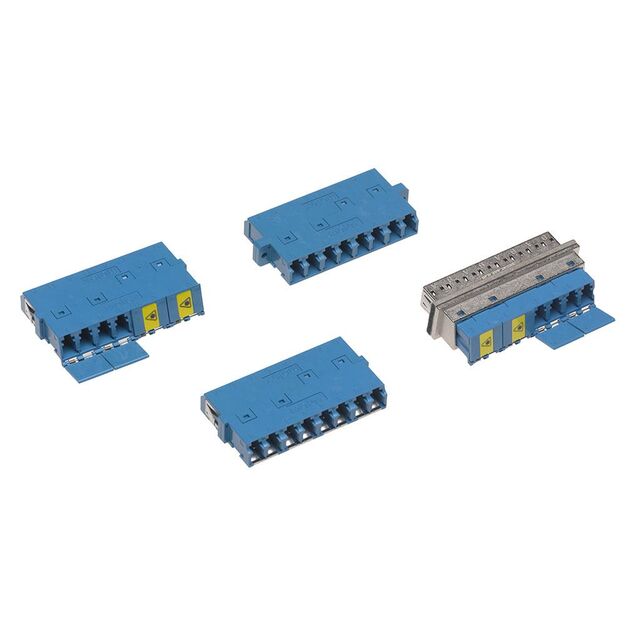 CONN COUPLER RCPT LC-LC 8-PLEX