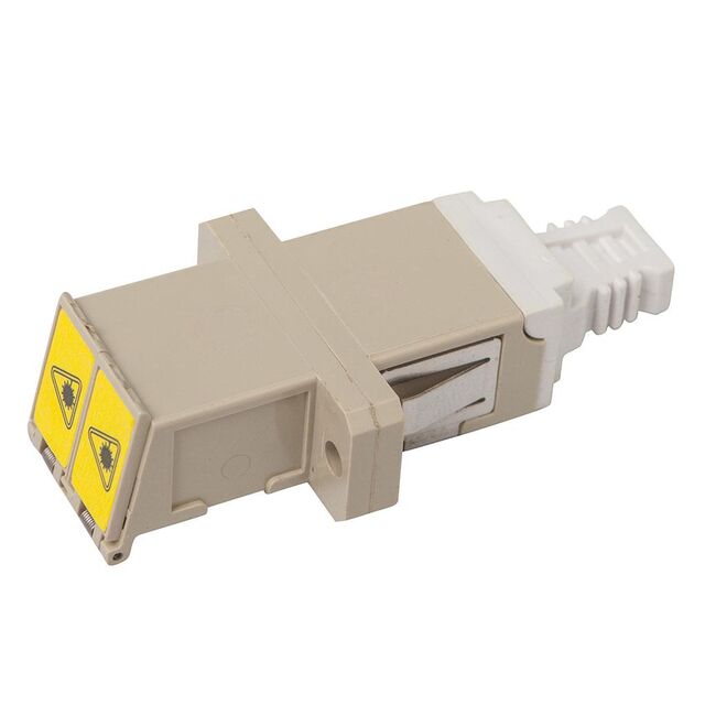 CONN COUPLER RCPT LC-LC DUPLEX