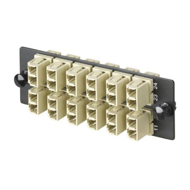 FAP W/12 LC DUPL MM ADAPTERS (EI