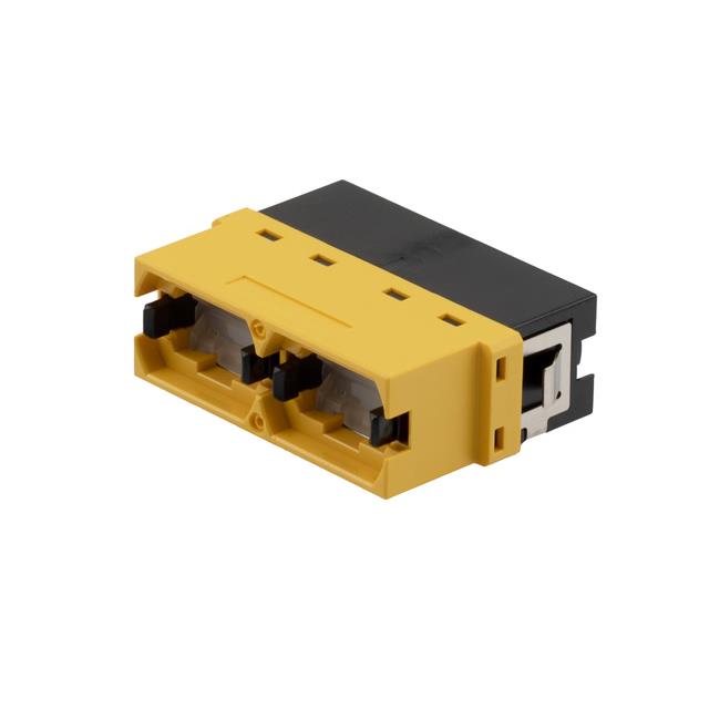 MPO DUPLEX COUPLER, TRANSLUCENT