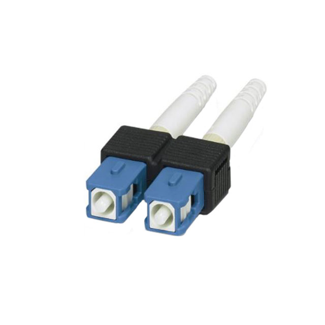 CONN FIBER SC PLUG DUPLEX 125UM