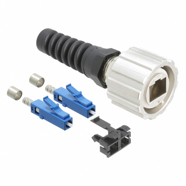 CONN FIBER LC PLUG DUPLX