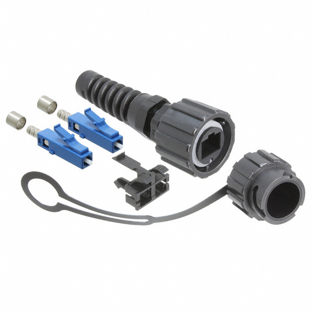CONN FIBER LC PLUG DUPLX