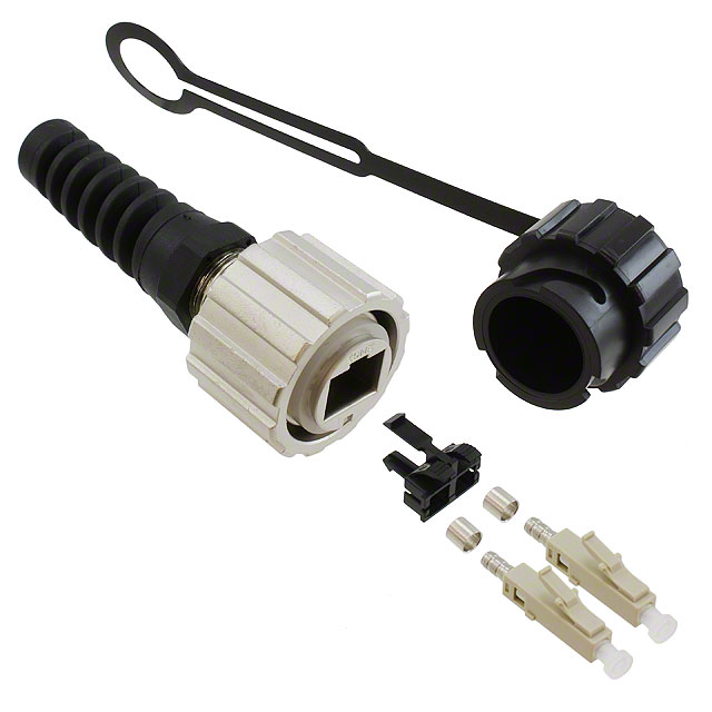 CONN FIBER LC PLUG DUPLX