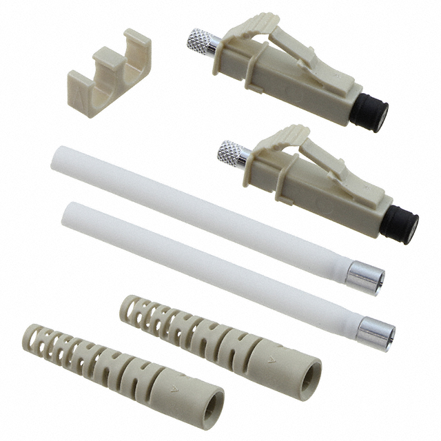 CONN FIBER LC PLUG DUPLX 125UM