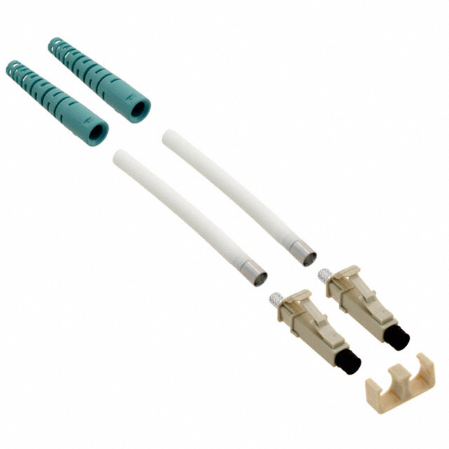 CONN FIBER LC PLUG DUPLX 125UM