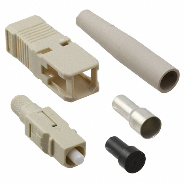 CONN FIBER SC PLUG SMPLX 125UM