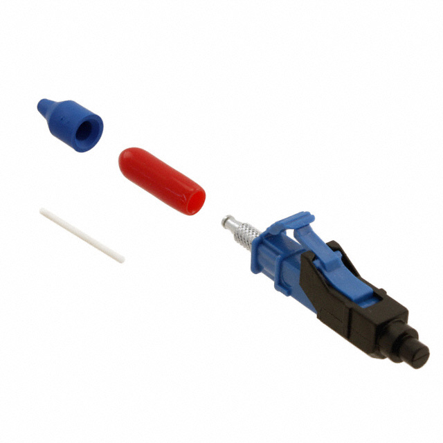 CONN FIBER LC PLUG SMPLX 125UM