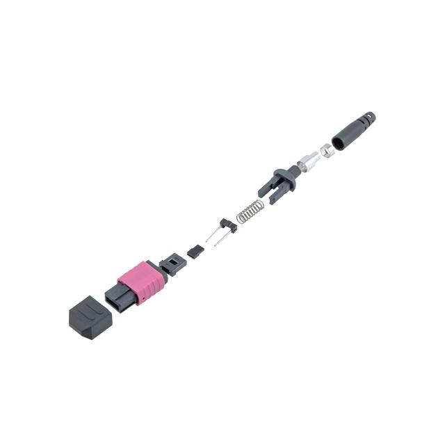 FIBER CONNECTOR, MPO MALE, 12 FI