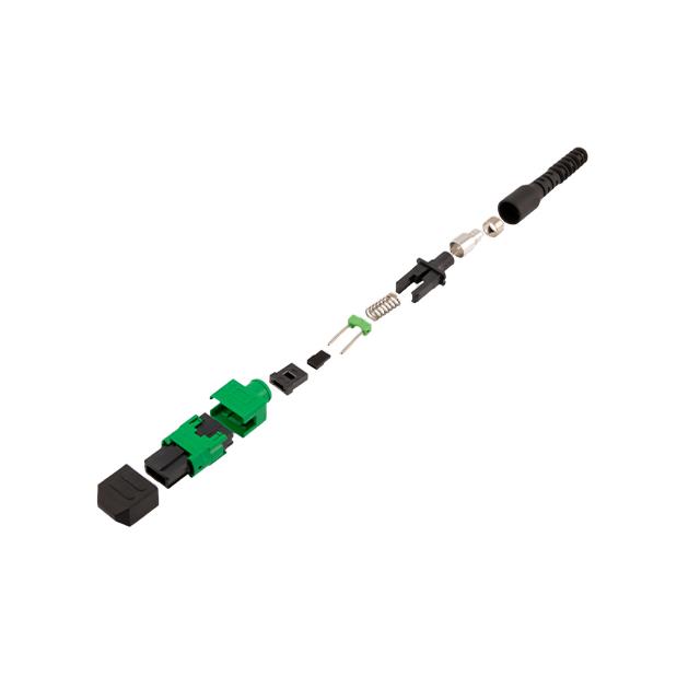 FIBER CONNECTOR, MPO MALE, 12 FI