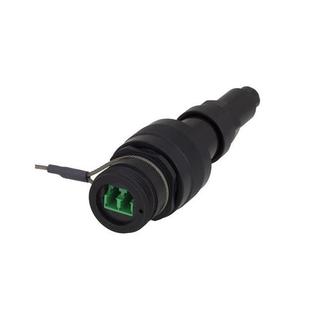 LC IP68 IN-LINE RCPT SM APC DC