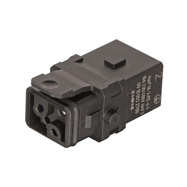 1A 3+PE FEMALE SCREW INSERT WITH