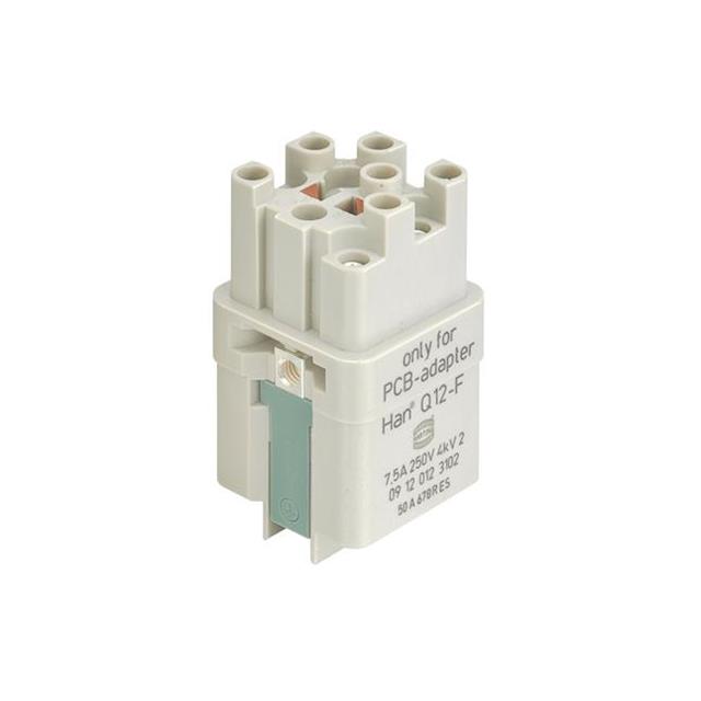 INSERT FEMALE 12POS SOLDER