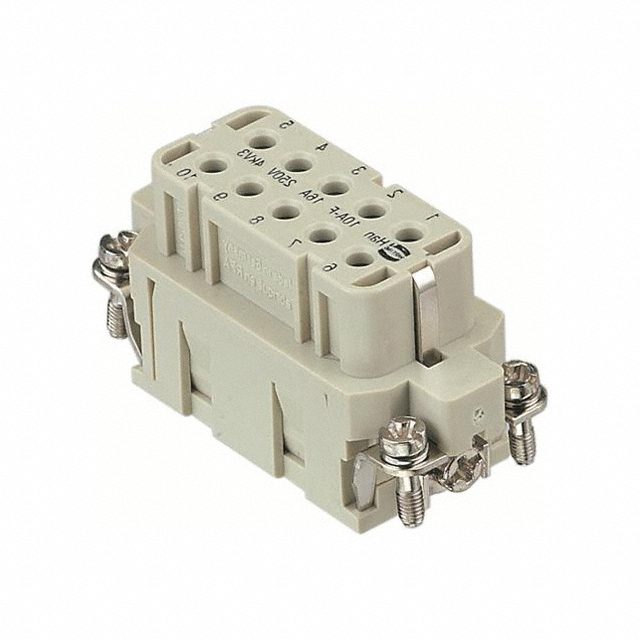 INSERT FEMALE 10POS+1GND CRIMP