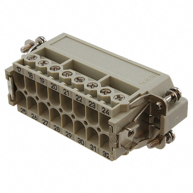 INSERT MALE 16POS+1GND SCREW