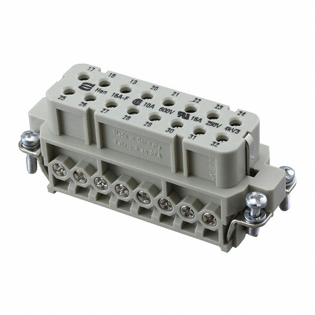 HAN 32A - 16A FEMALE SCREW TERMI
