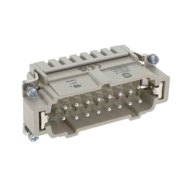 INSERT MALE 16POS+1GND PUSH IN