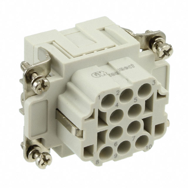 10P + PE FEMALE INSERT 16A 500V/