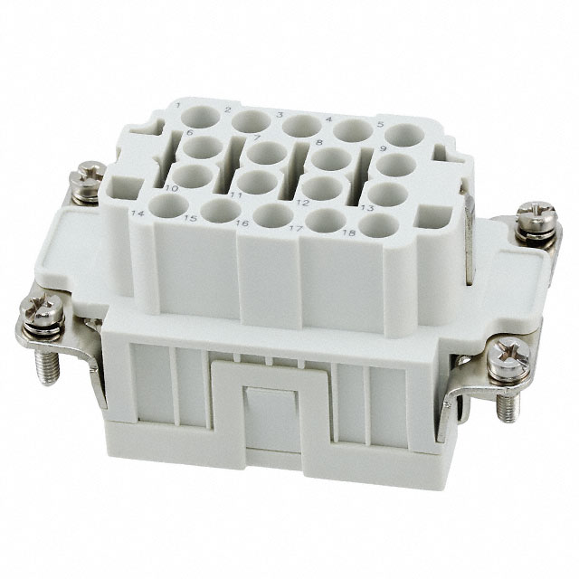 18P + PE FEMALE INSERT 16A 500V/