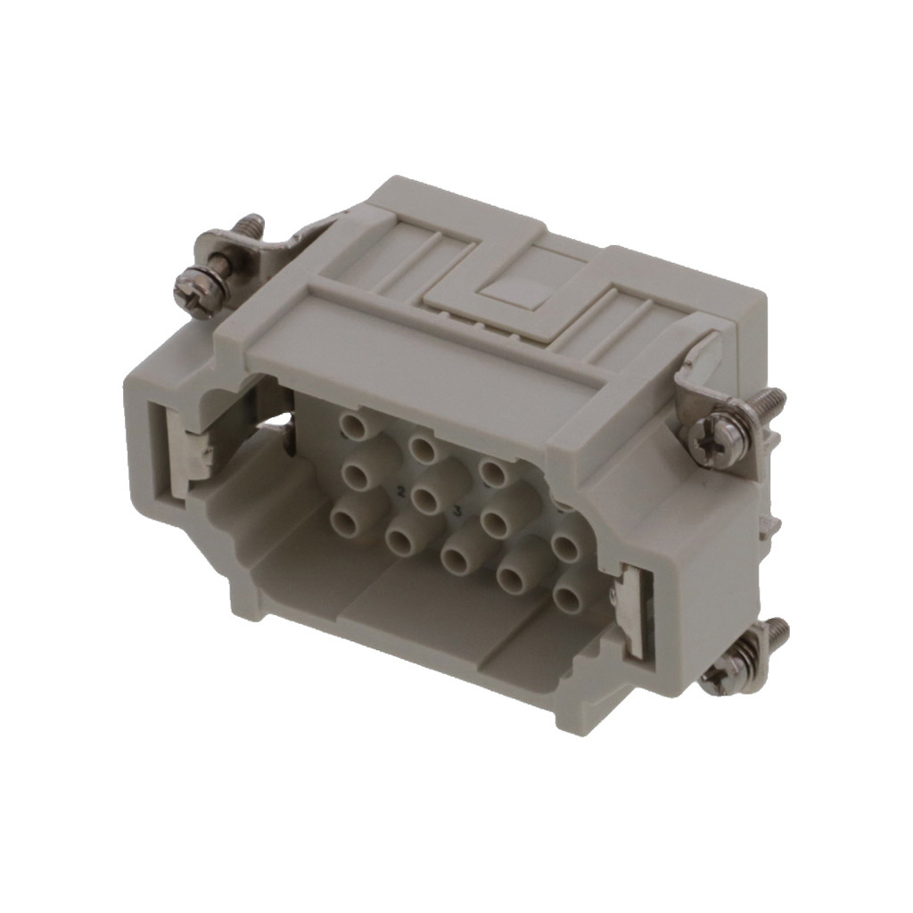 18P + PE MALE INSERT 16A 500V/UL