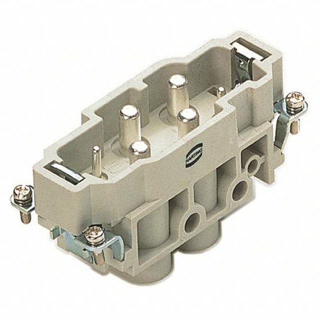 INSERT MALE 4+2POS+1GND SCREW